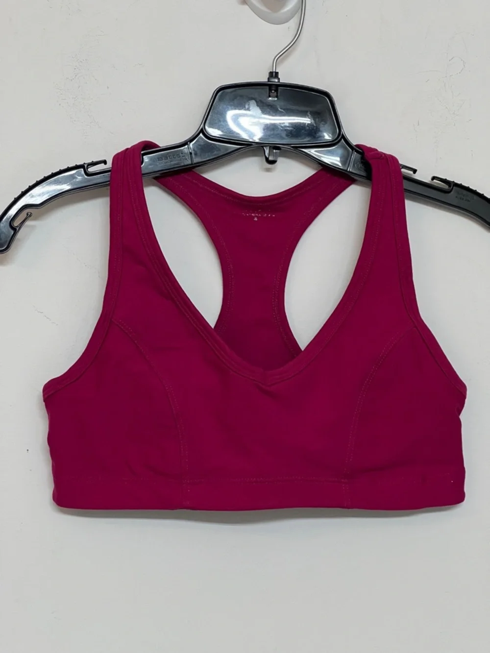 🌞 bebe vintage y2k fitness pullover sports bra hot pink/maroon women size S